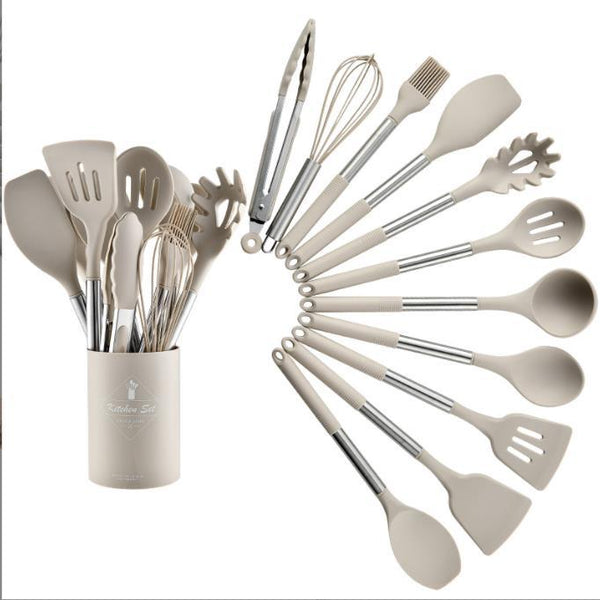 13-Piece Silicone Kitchen Utensil Set