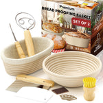 Bread Proofing Baskets Set — Premium Banneton Kit