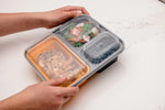 Secure snap-lock lids